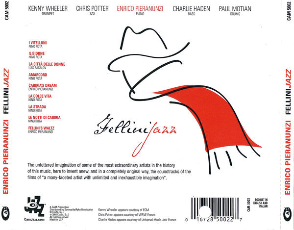 Enrico Pieranunzi : Fellini Jazz (CD, Album)