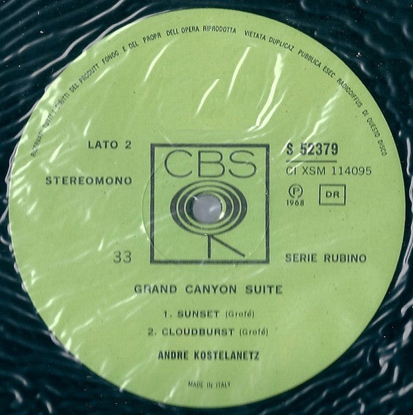 Andre Kostelanetz* : Grand Canyon Suite (LP, Mono)