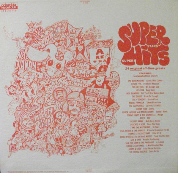 Various : Super Stars - Super Hits (LP, Comp, Club, Red)