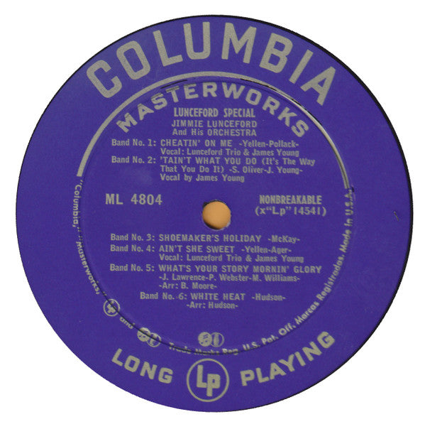 Jimmie Lunceford And His Orchestra : Lunceford Special (LP, Comp, Mono)