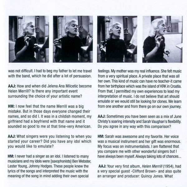 Helen Merrill : The Nearness Of You + You've Got A Date With The Blues (CD, Album, Comp, RE)