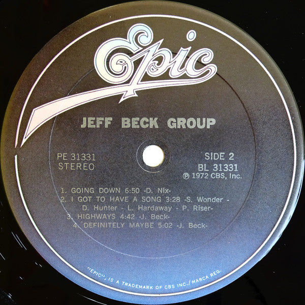 Jeff Beck Group : Jeff Beck Group (LP, Album, RE)