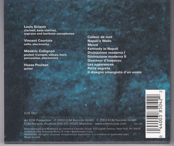 Louis Sclavis : Napoli's Walls (CD, Album)