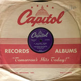 The Four Knights With Bobby Page And His Musical Pages : Oh, Happy Day / A Million Tears (Shellac, 10")