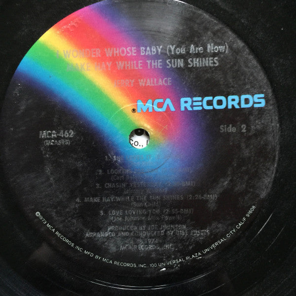 Jerry Wallace : I Wonder Whose Baby (You Are Now) / Make Hay While The Sun Shines (LP)