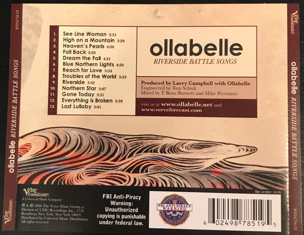 Ollabelle : Riverside Battle Songs (CD, Album)