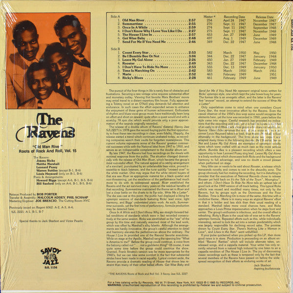 The Ravens (2) : Old Man River (LP, Comp)