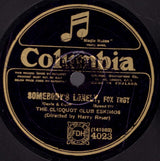 Clicquot Club Eskimos : Somebody's Lonely / Lonesome And Sorry (Shellac, 10")