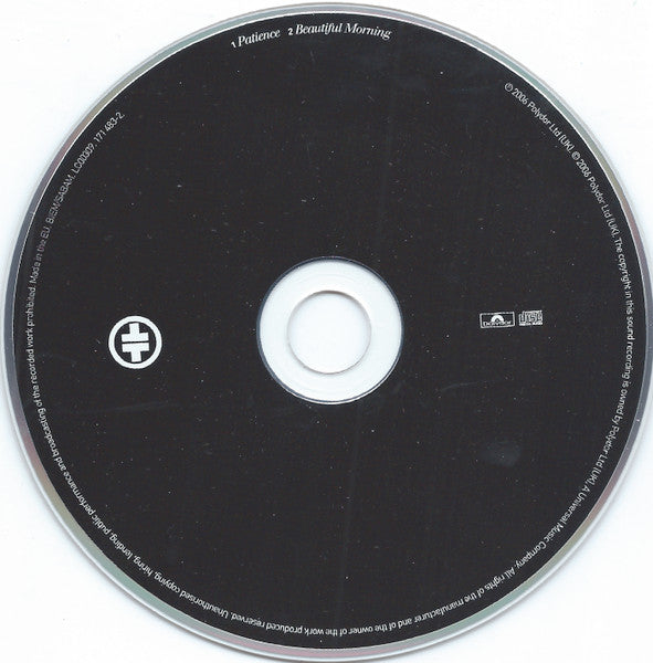 Take That : Patience (CD, Single)