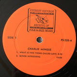 Charles Mingus : Charlie Mingus (LP, Comp, RP)