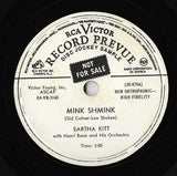 Eartha Kitt : Easy Does It / Mink Shmink (10", Promo)
