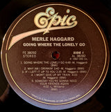 Merle Haggard : Going Where The Lonely Go (LP, Album, Ter)
