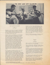 The New Lost City Ramblers : The New Lost City Ramblers (LP)