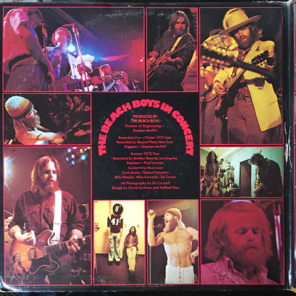 The Beach Boys : In Concert (2xLP, Album, Gat)