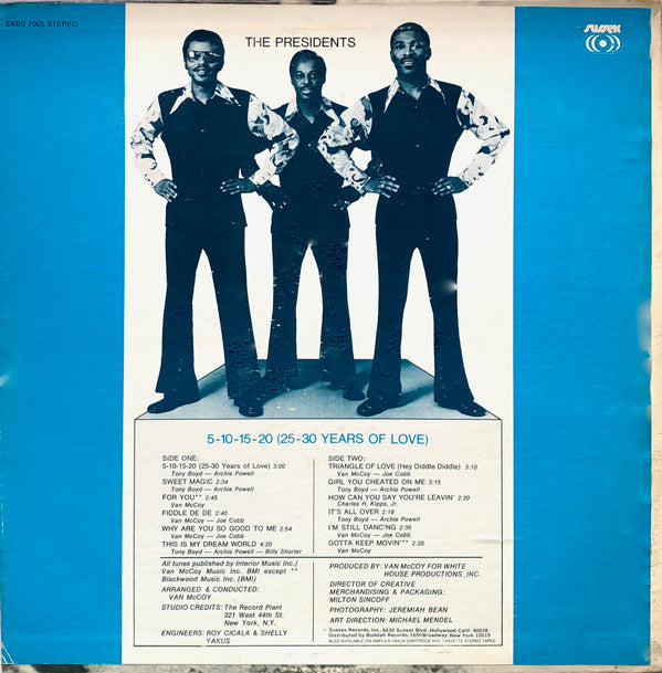 The Presidents* : 5-10-15-20-25-30 Years Of Love (LP, Album, Son)