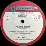 Franz Liszt, Jean Costa (2) : Oeuvres Pour Orgue (LP)