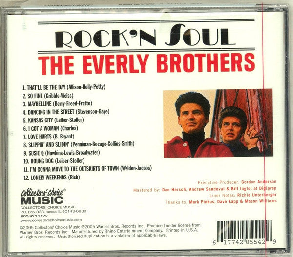Everly Brothers : Rock 'n Soul (CD, Album)