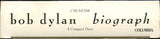Bob Dylan : Biograph (3xCD, Comp, RE, RM + Box, MP, Rec)