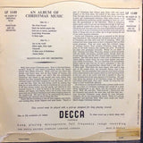 Mantovani And His Orchestra : An Album Of Christmas Music (10", Album, Mono)