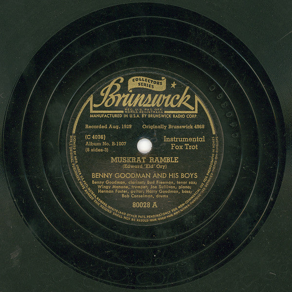 Benny Goodman's Boys : Chicago Jazz Classics (4xShellac, 10", Album)