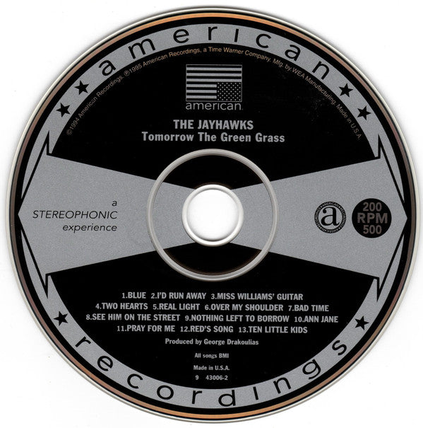 The Jayhawks : Tomorrow The Green Grass (CD, Album, ARC)
