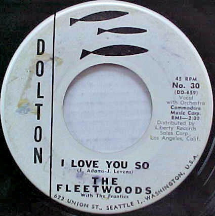 The Fleetwoods : Confidential (7", Promo)