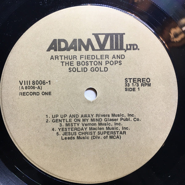 Arthur Fiedler / Boston Pops* : Solid Gold (4xLP, Comp)