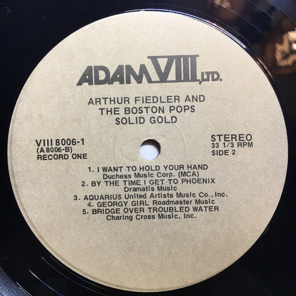 Arthur Fiedler / Boston Pops* : Solid Gold (4xLP, Comp)