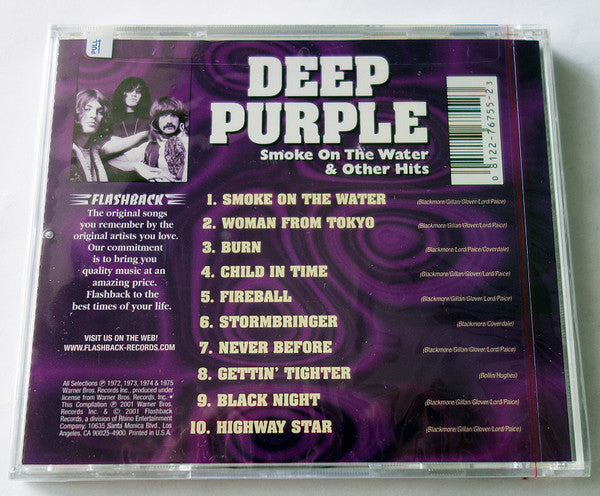 Deep Purple : Smoke On The Water & Other Hits (CD, Comp, RE, RP, Cin)