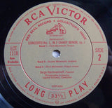Sergei Vasilyevich Rachmaninoff, Leopold Stokowski, Eugene Ormandy, The Philadelphia Orchestra : Rhapsody On A Theme Of Paganini Op. 43 & Concerto No. 1 In F-Sharp Minor Op. 1 (LP)