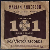 Marian Anderson : Ave Maria / Aufenthalt (7", Red)