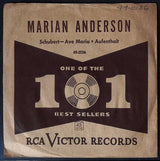 Marian Anderson : Ave Maria / Aufenthalt (7", Red)