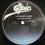 Straight Lines : Run For Cover (LP, Album)