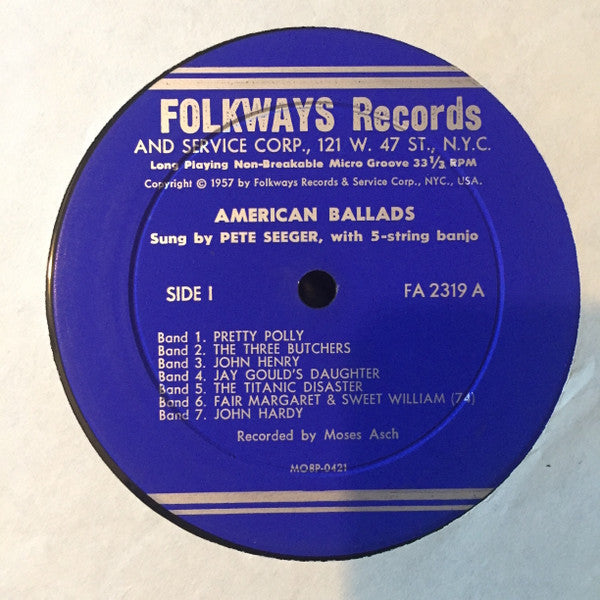 Pete Seeger : American Ballads (LP, Album)