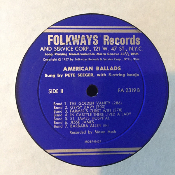 Pete Seeger : American Ballads (LP, Album)