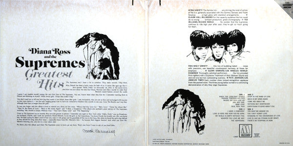 The Supremes : Greatest Hits (2xLP, Comp, RE)