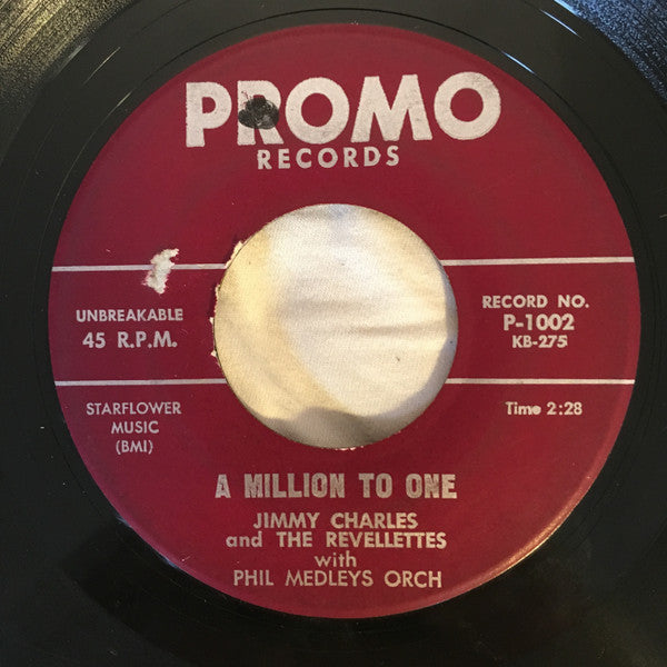 Jimmy Charles and The Revellettes* : A Million To One / Hop Scotch Polka (7", Single)