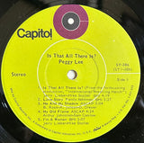 Peggy Lee : Is That All There Is? (LP, Album, Jac)