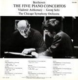 Ludwig van Beethoven - Vladimir Ashkenazy, Georg Solti, Chicago Symphony Orchestra : The Five Piano Concertos (4xLP + Box)
