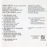 Stan Getz Quartet : The Dolphin (CD, Album, RE)