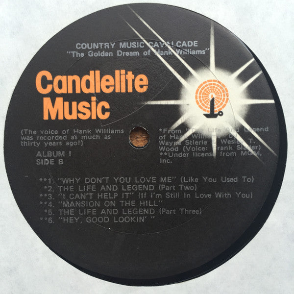 Hank Williams : Country Music Cavalcade - The Golden Dream Of Hank Williams (3xLP, Comp + Box)