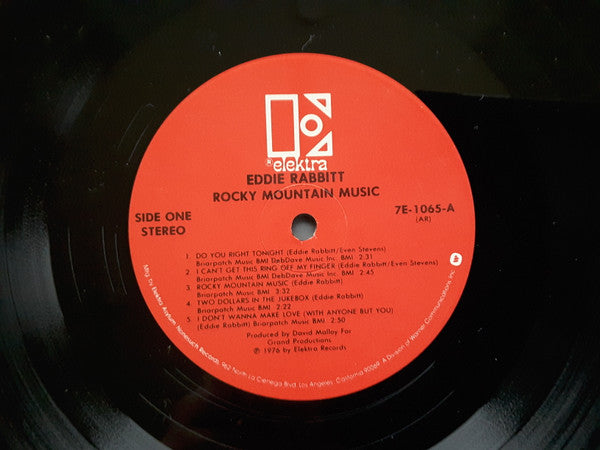 Eddie Rabbitt : Rocky Mountain Music (LP, Album, RP, All)