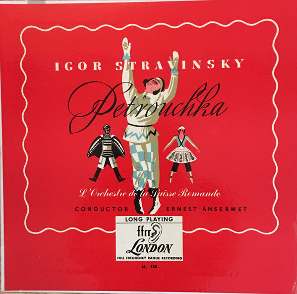 Igor Stravinsky / L'Orchestre De La Suisse Romande, Ernest Ansermet : Petrouchka (LP, Mono, RE)