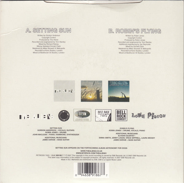 The Aliens (2) : Setting Sun (7", Ltd)