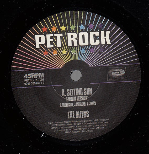 The Aliens (2) : Setting Sun (7", Ltd)