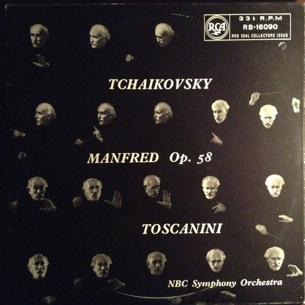 Pyotr Ilyich Tchaikovsky, Arturo Toscanini, NBC Symphony Orchestra : Manfred Op. 58 (LP, Album, Mono, RE)
