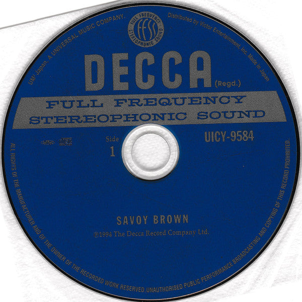 Savoy Brown : Getting To The Point (CD, Album, Ltd, RE, RM, Pap)