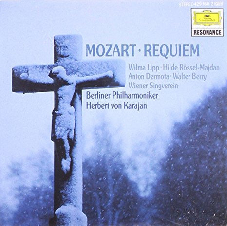 Wolfgang Amadeus Mozart - Wilma Lipp, Hilde Rössel-Majdan, Anton Dermota, Walter Berry, Wiener Singverein, Berliner Philharmoniker, Herbert von Karajan : Requiem (CD)
