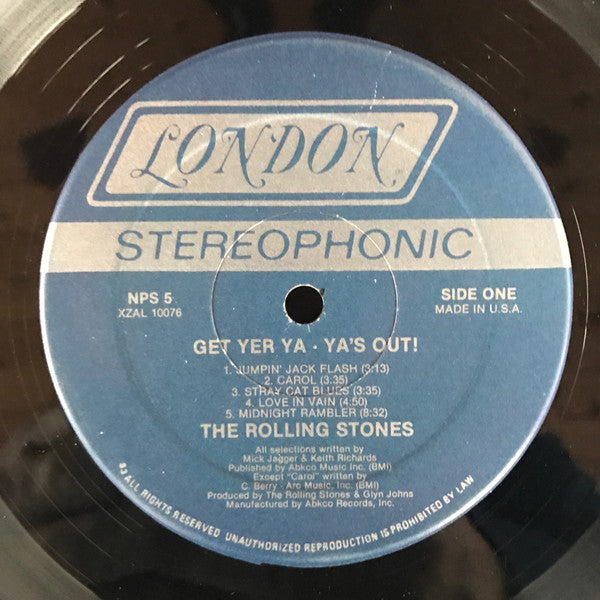 The Rolling Stones : Get Yer Ya-Ya's Out (LP, Album, RE)