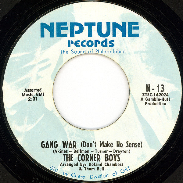 The Corner Boys (2) : Gang War (Don't Make No Sense) (7", Single)